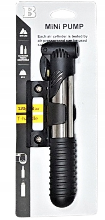 Teleskopowa Pompka Rowerowa Do Roweru Uchwyt Z Igłą Uchwytem 8 Bar