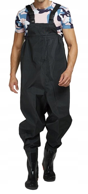 Spodniobuty Wodery Wędkarskie Szelki Hokkaido Spodnie Wodoodporne Rozm 45