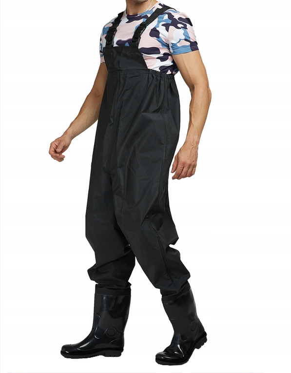 Spodniobuty Wodery Wędkarskie Szelki Hokkaido Spodnie Wodoodporne Rozm 45