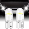 2szt X Żarówka Samochodowa Led W5w Sphere Cob 360' T10 Krystaliczna Do Auta