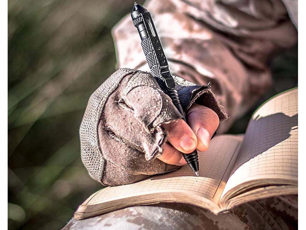 Długopis Wojskowy Taktyczny Do Samoobrony Kubotan Zbijak Do Szyb 2x Wkład