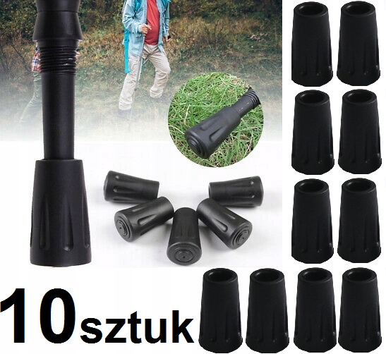 Nakładki Końcówki Do Kijków Trekingowych Nordic 10 Sztuk - 5 Par
