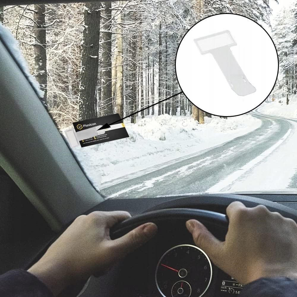 Klips Uchwyt Na Bilet Parkingowy Legitymację Inwalidzką Autostradowy Szybę