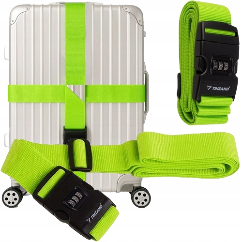 Pas Zabezpieczający Do Walizki Torby Bagażu Spinającyna Kod Zielony