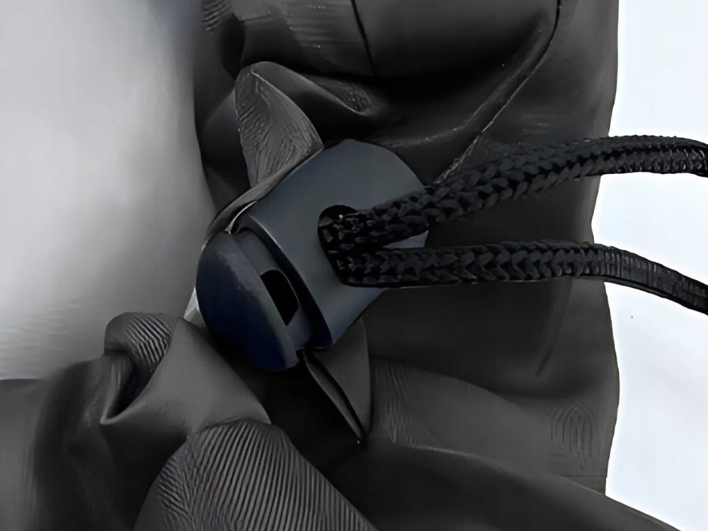 Śpiwór Turystyczny Z Kapturem Ciepły Mumia Kołdra Czarny Lekki Pokrowiec