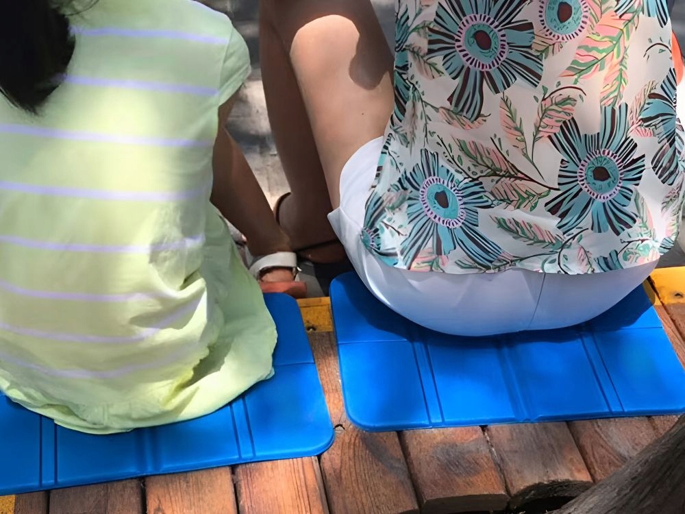 Mata Piankowa Składana Do Siedzenia Xpe Lekka Mała Karimata Turystyczna