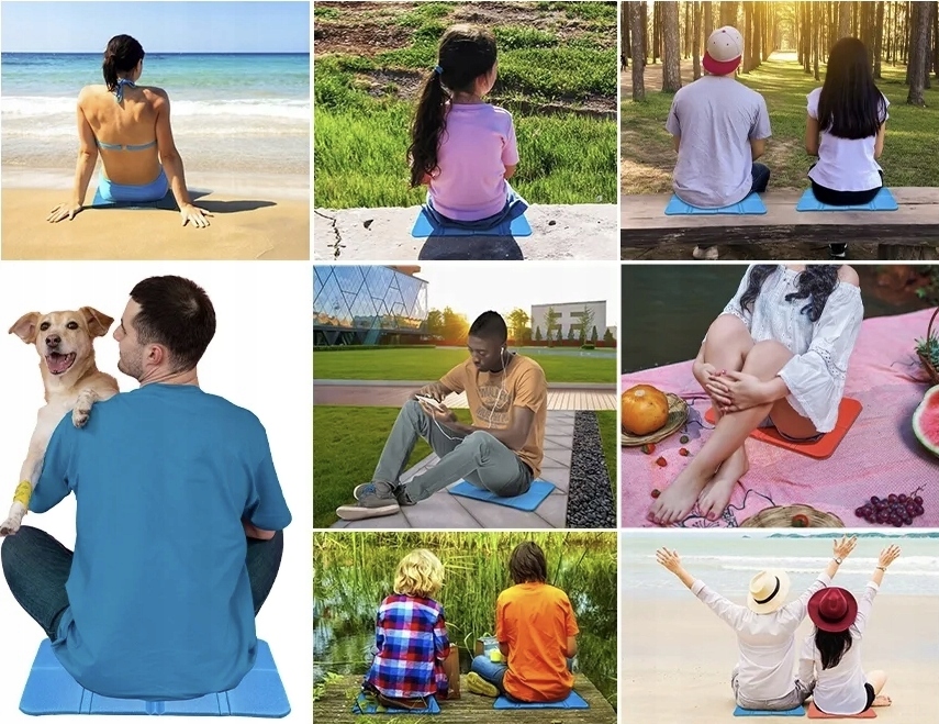 Mata Piankowa Składana Do Siedzenia Xpe Lekka Mała Karimata Turystyczna