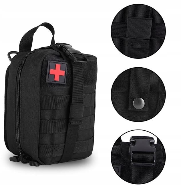 Apteczka Saszetka Taktyczna Wojskowa Medyczna Molle Kieszeń Zasobnik Pasa