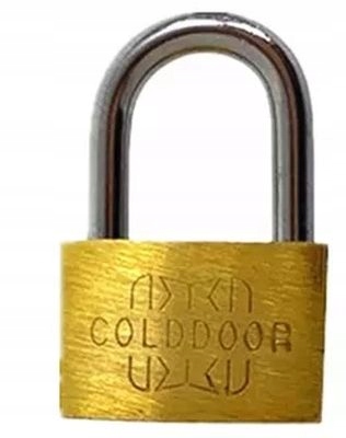 Mała Kłódka Na Klucz Do Bagażu Walizki Podróżnej Szafki Mosiężna 3x Klucze