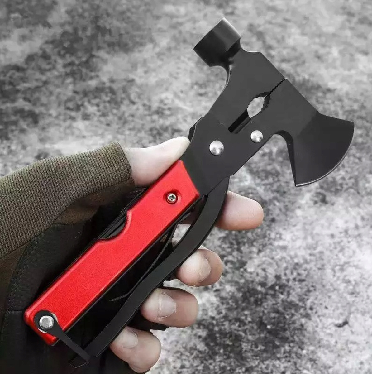 Multitool Narzędzie Wielofunkcyjne Survival Stal Nóż Szczypce Scyzorek