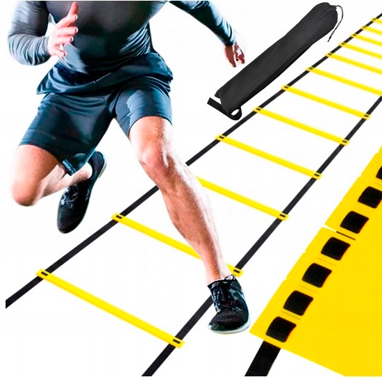Treningowa Drabinka Do Ćwiczeń Koordynacyjna Szczebelki Do Treningu 6metrów