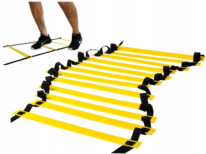 Treningowa Drabinka Do Ćwiczeń Koordynacyjna Szczebelki Do Treningu 6metrów