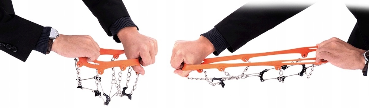 Raczki Na Buty Turystyczne 38-45 Kolce Antypoślizgowe Łańcuchy Elastyczne