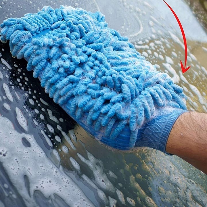 Rękawica Szmatka Z Mikrofibry Myjąca Do Mycia Czyszczenia Samochodu Auta