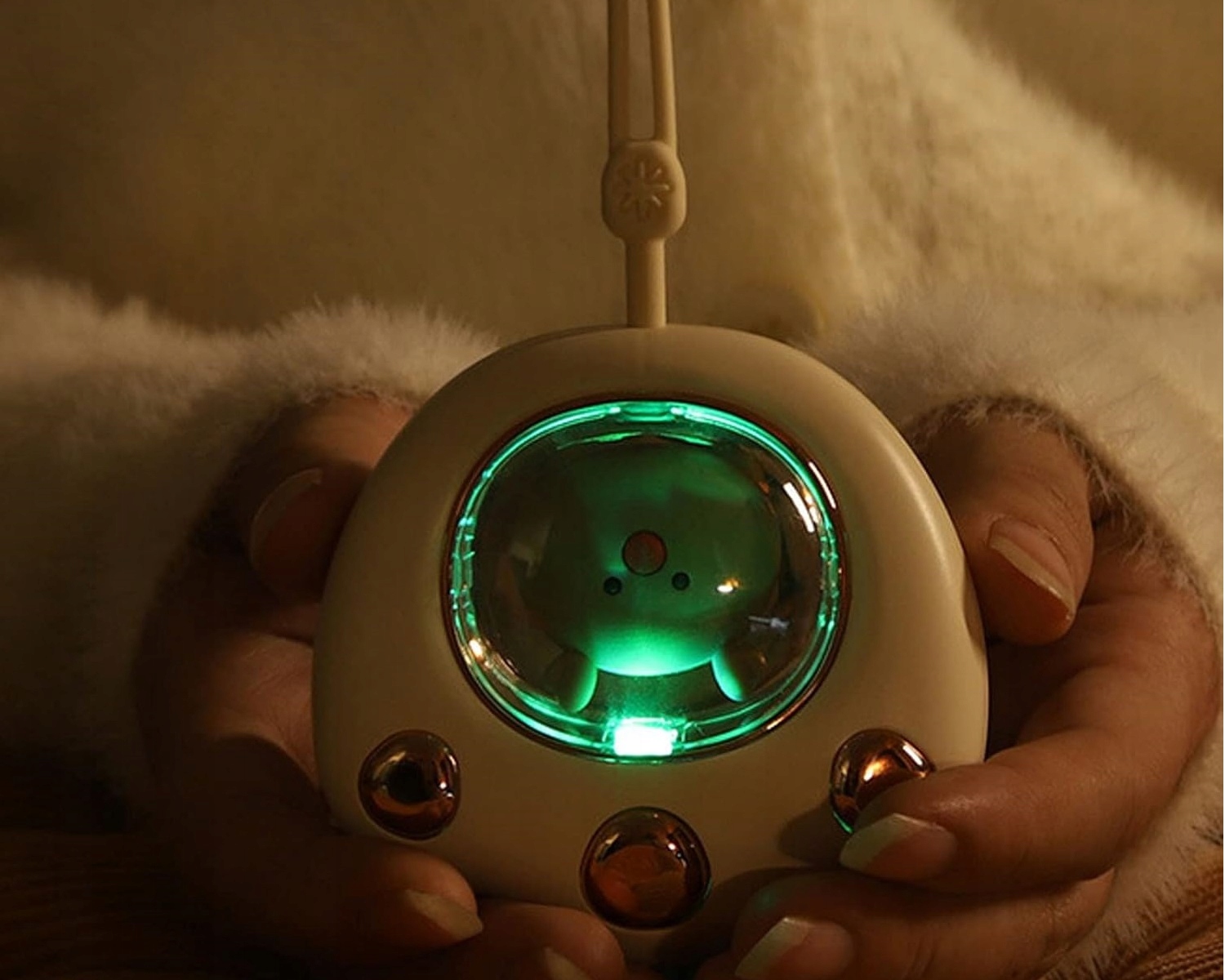 Podgrzewacz Do Rąk Usb Kompaktowy Wydajny Ogrzewacz Dłoni Ładowany Led Usb