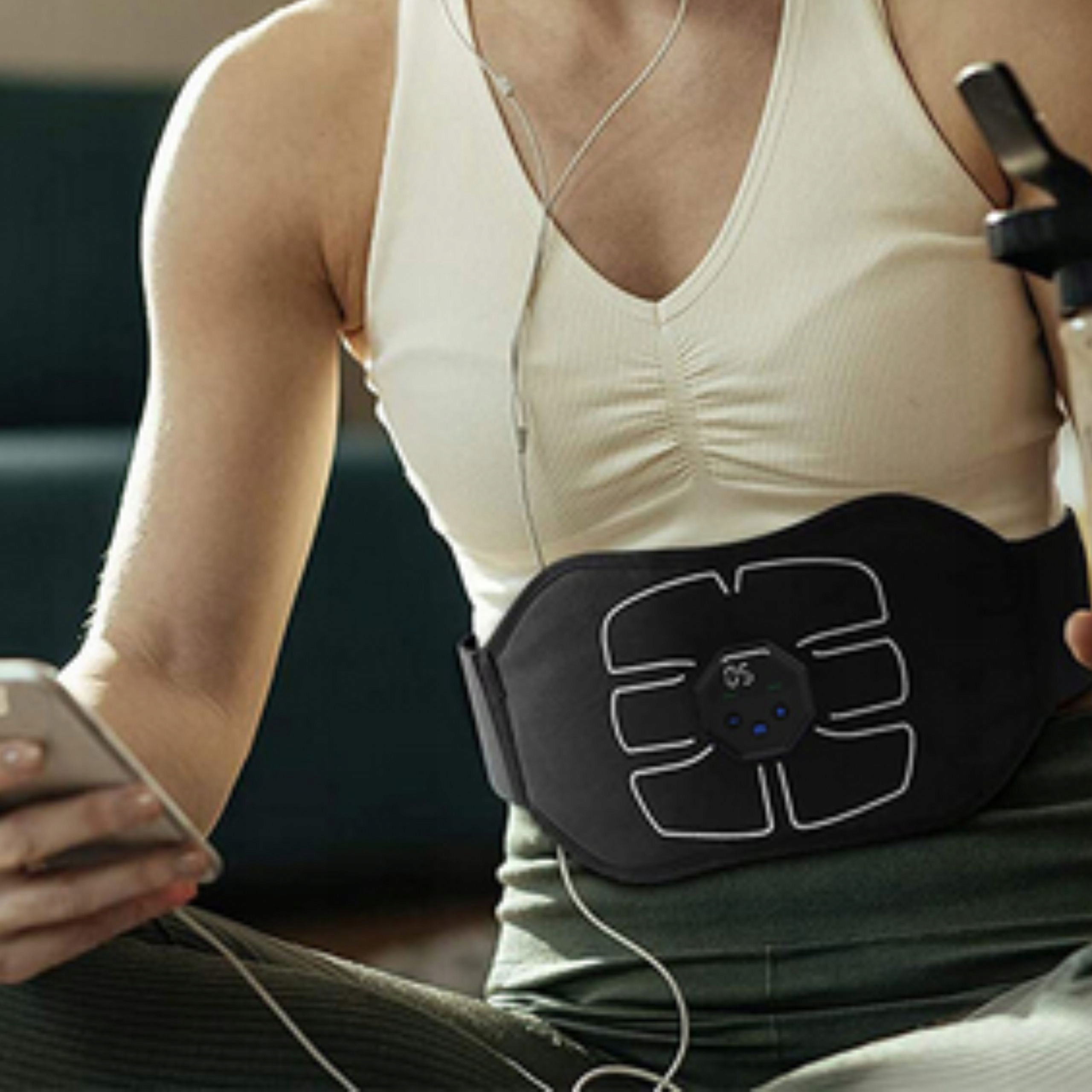 Elektrostymulator Mięśni Brzucha Pas Masaż Odchudzający Ems Stymulator S/m