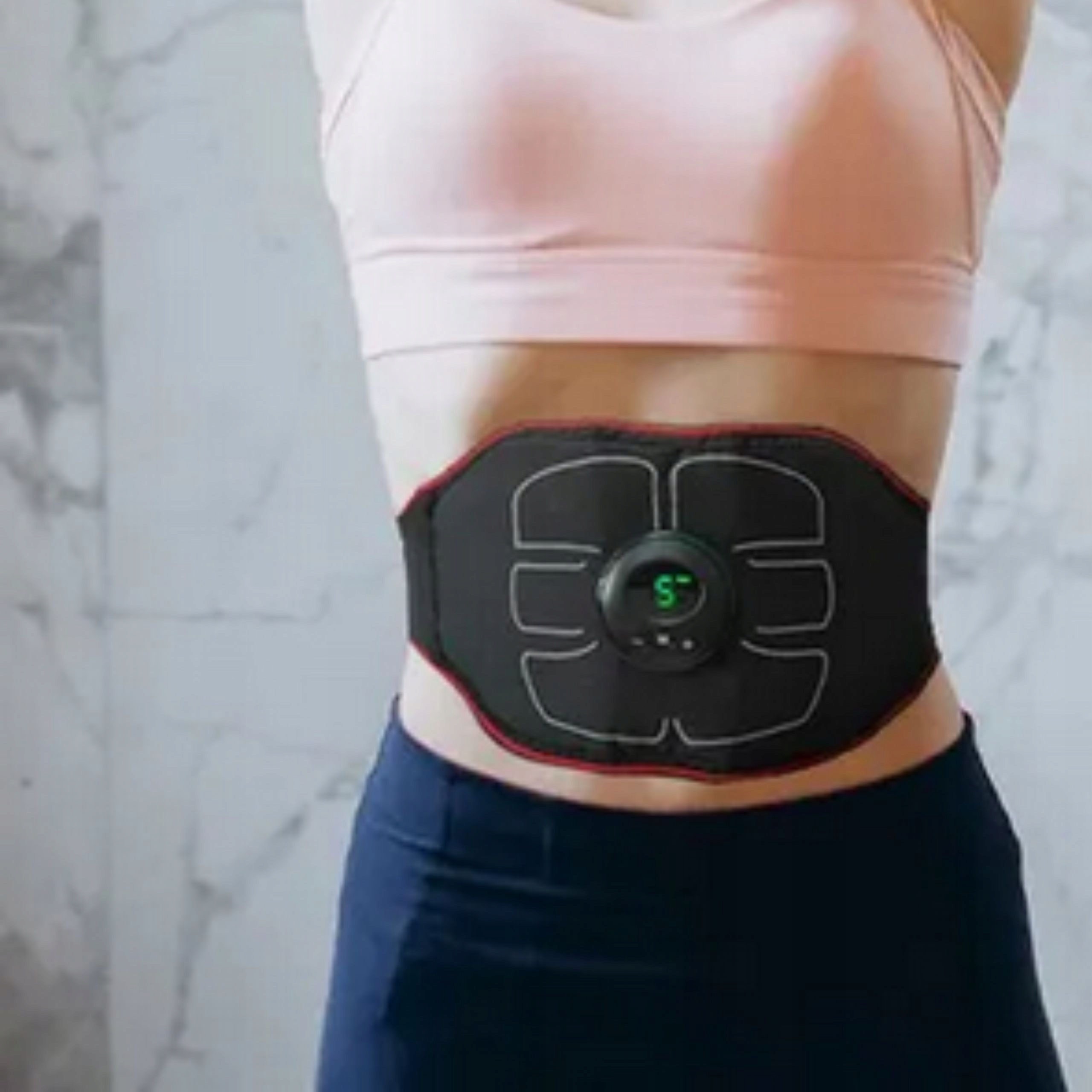 Elektrostymulator Mięśni Brzucha Pas Masaż Odchudzający Ems Stymulator S/m