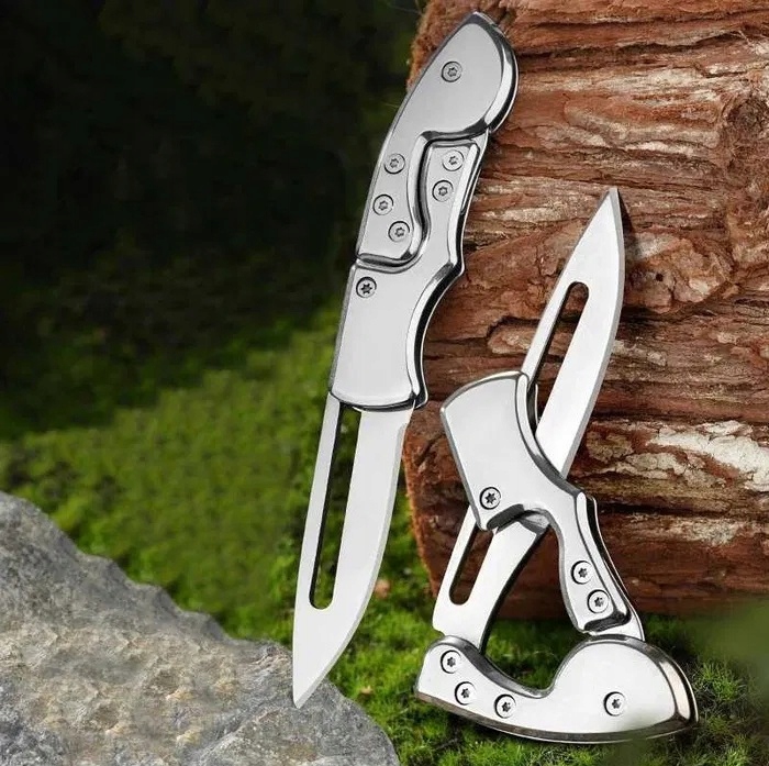 Nóż Scyzoryk Składany Innowacyjny Transformers Edc Stal Nierdzewna Nożyk