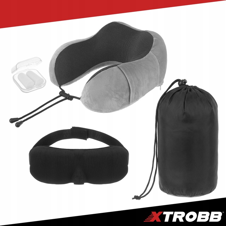Poduszka Podróżna Turystyczna Na Szyję Rogal Zagłówek Do Samolotu Samochodu