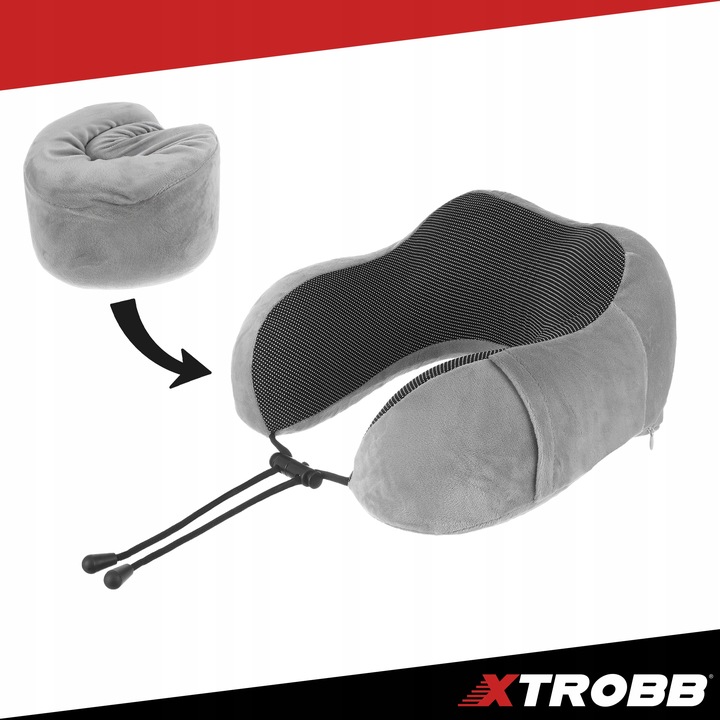 Poduszka Podróżna Turystyczna Na Szyję Rogal Zagłówek Do Samolotu Samochodu