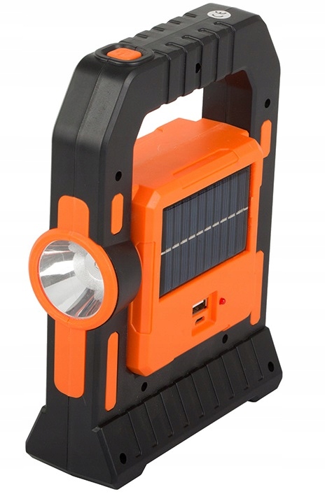 Lampka Akumulatorowa Led 3w Latarka Cob Kemping Biwak Panel Słoneczny Usb