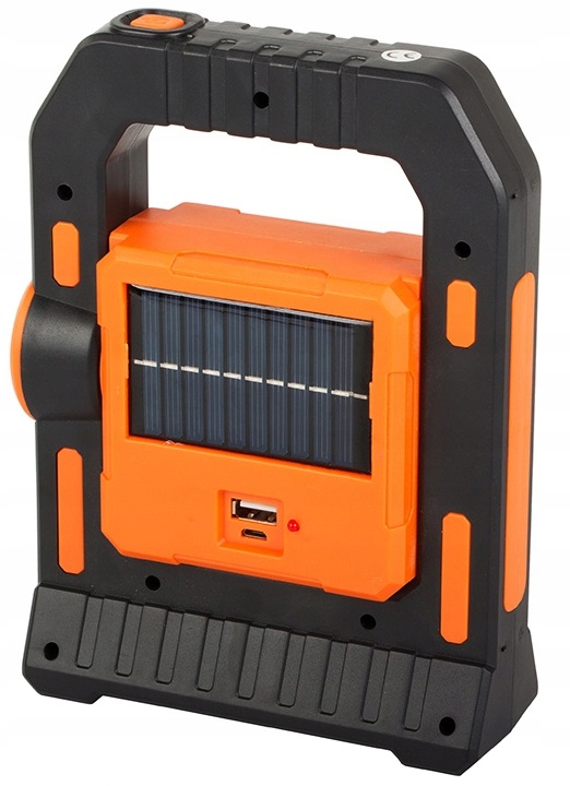 Lampka Akumulatorowa Led 3w Latarka Cob Kemping Biwak Panel Słoneczny Usb
