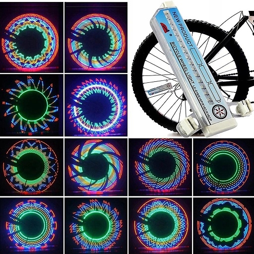 Światła Neon Rowerowe Lampka Na Szprychy Koła Led