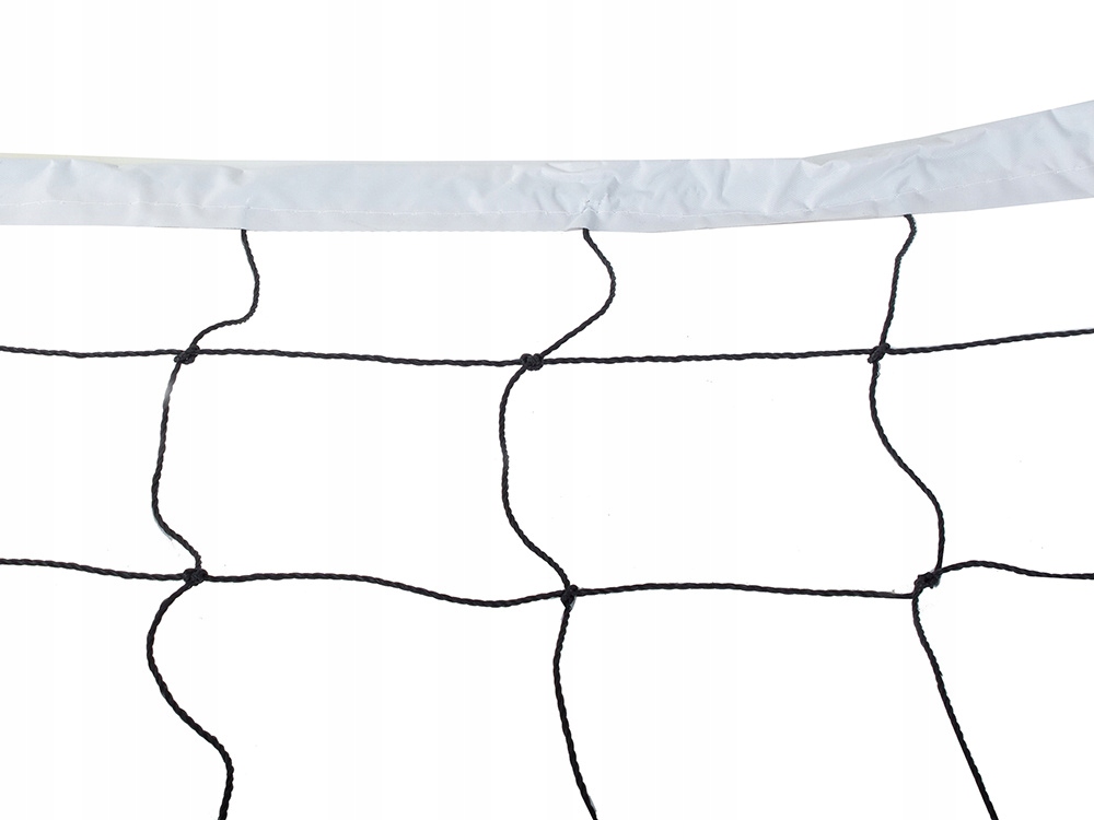 Siatka Do Siatkówki Gry W Badbintona Tenisa 9,5x1m Stalowa Linka Popularna