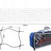 Siatka Do Siatkówki Gry W Badbintona Tenisa 9,5x1m Stalowa Linka Popularna