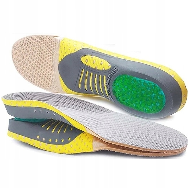 Wkładki Do Butów Odciążające Przeciwbólowe 41-46 Ortopedyczne Płaskostopie