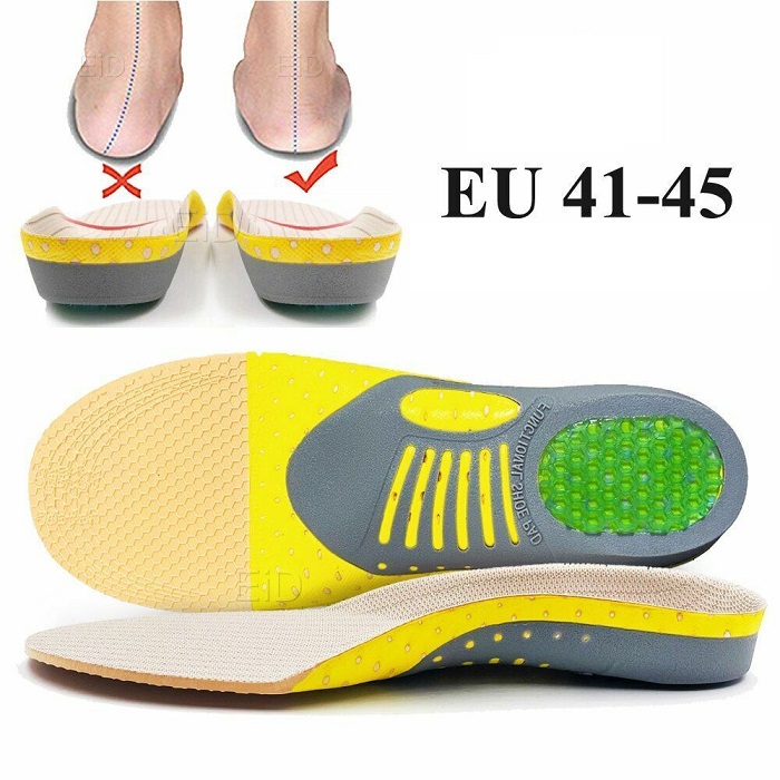 Wkładki Do Butów Odciążające Przeciwbólowe 41-46 Ortopedyczne Płaskostopie
