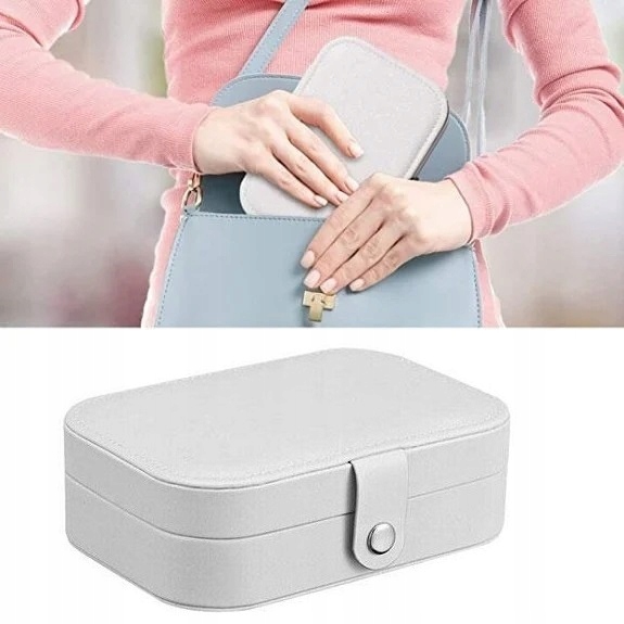 Szkatułka Pudełko Organizer Na Biżuterię Kolczyki