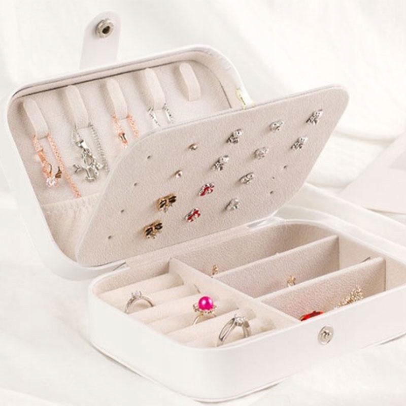 Szkatułka Pudełko Organizer Na Biżuterię Kolczyki