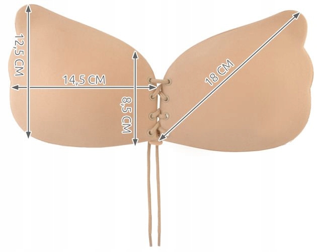 Stanik Biustonosz Samonośny Przyklejany Push Up C