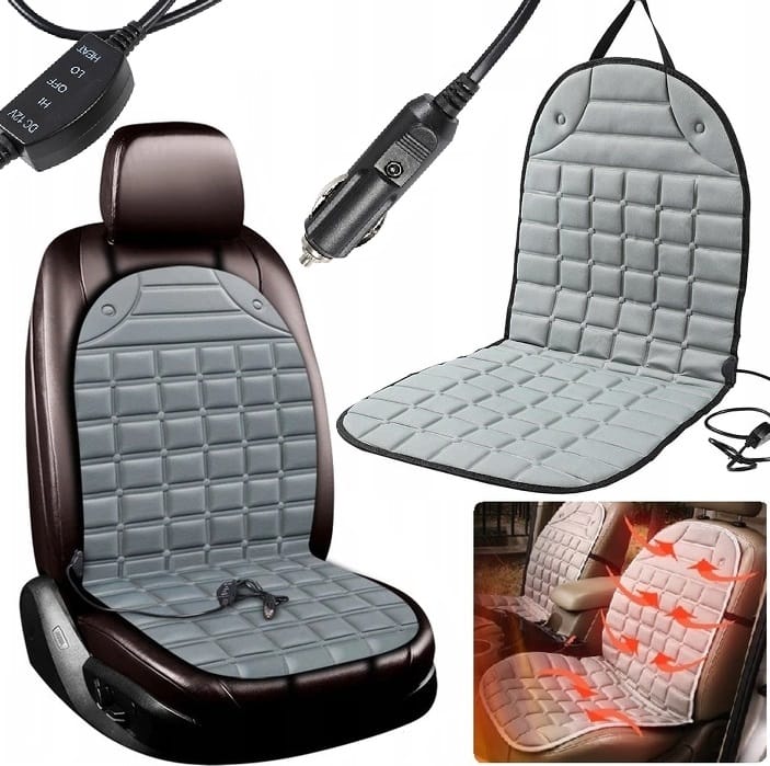 Mata Grzewcza Podgrzewana Na Fotel Siedzenie Samochodu Regulacjia Tryb -12v