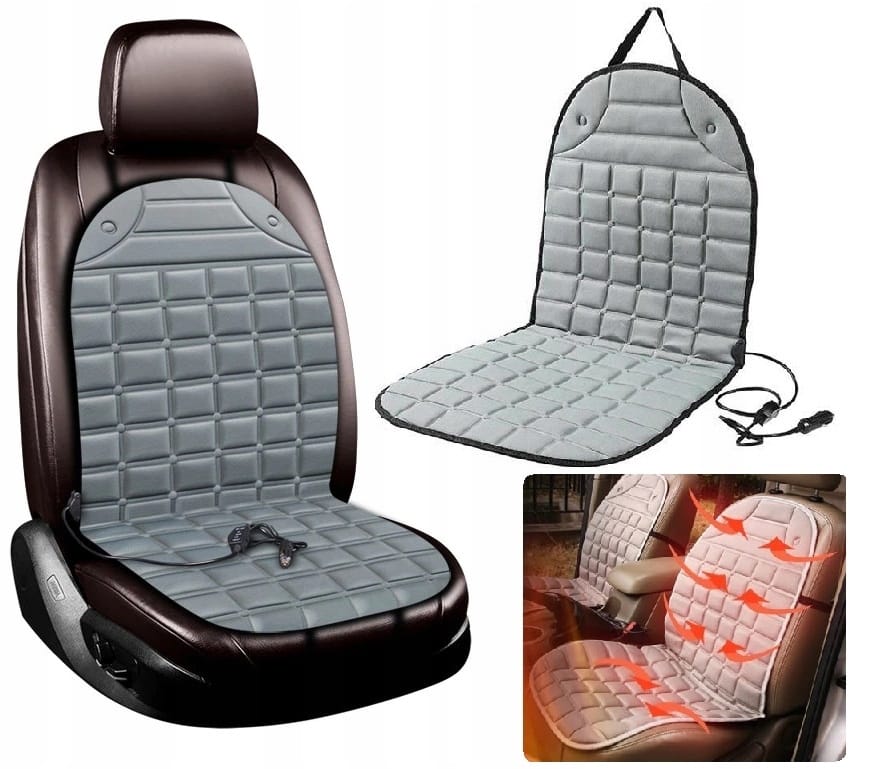 Mata Grzewcza Podgrzewana Na Fotel Siedzenie Samochodu Regulacjia Tryb -12v