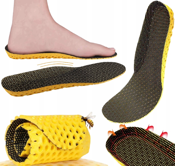 Wkładki Do Butów Przeciwpotne Amortyzujące Lekkie
