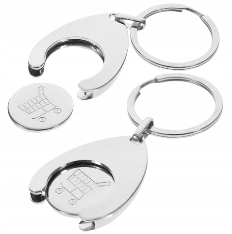 Brelok Żeton Do Wózka Breloczek Do Koszyka Zamiast Monety