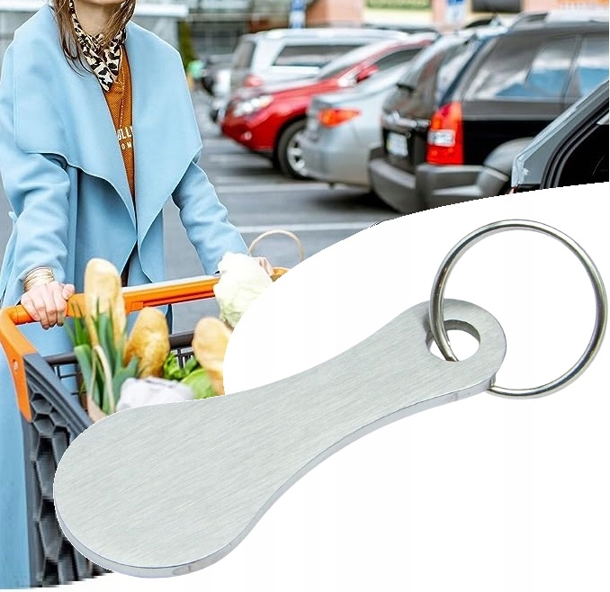 Brelok Żeton Do Wózka Breloczek Do Koszyka