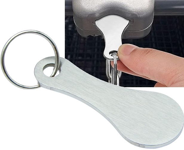 Brelok Żeton Do Wózka Breloczek Do Koszyka