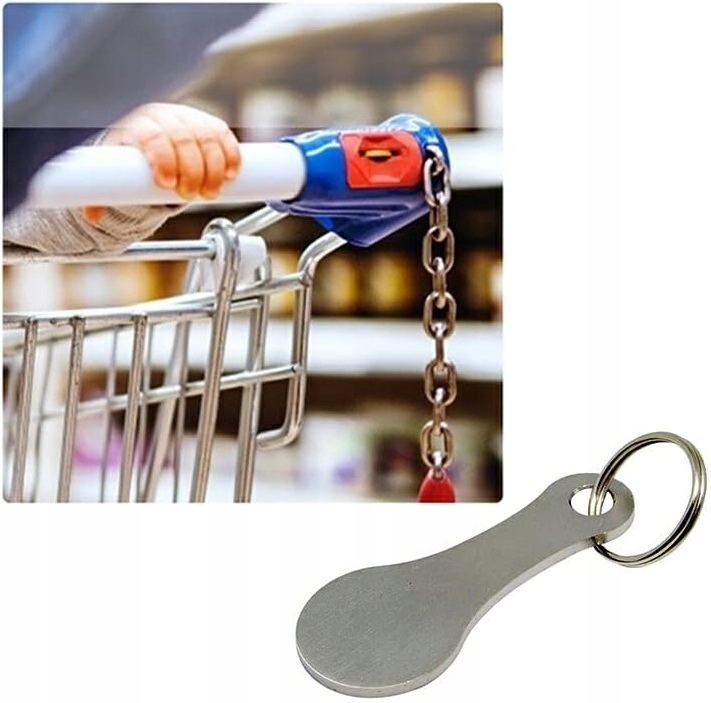 Brelok Żeton Do Wózka Breloczek Do Koszyka