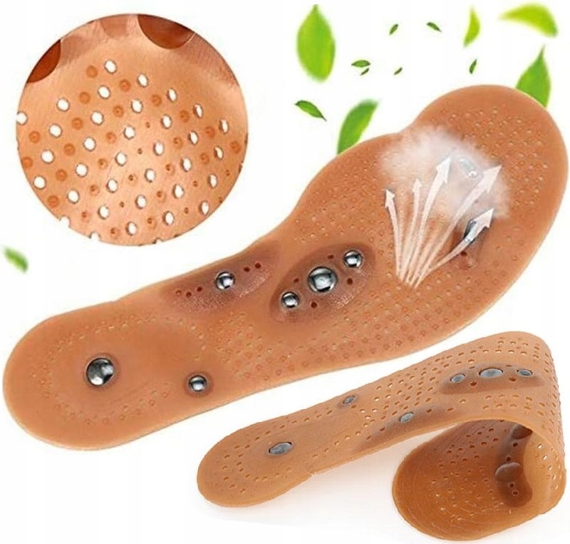 Wkładki Magnetyczne Masujące Akupresura Do Butów Magnesami Lecznicze