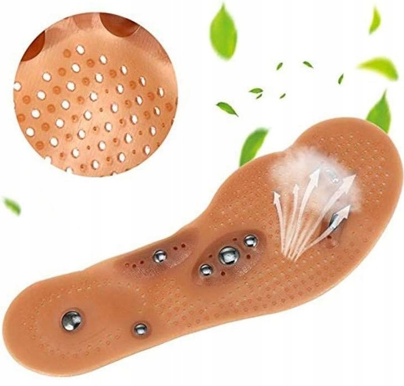 Wkładki Magnetyczne Masujące Akupresura Do Butów Magnesami Lecznicze