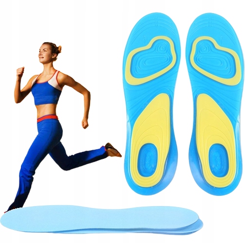 Komfort Żelowe Wkładki Do Butów Roboczych Sportowych Amortyzujące 38-42