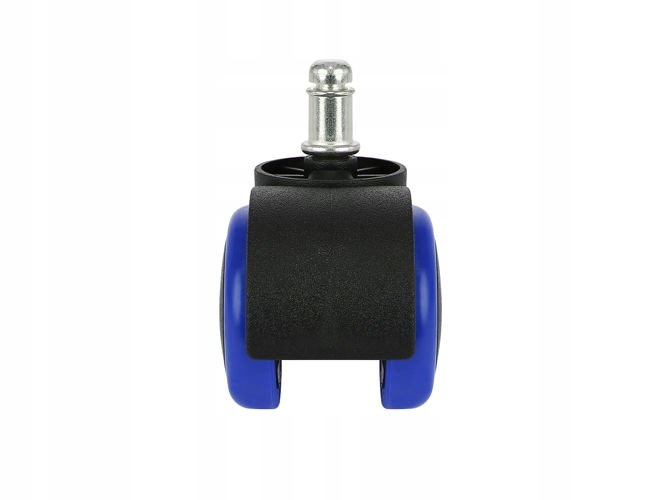 Kółka Kauczukowe Do Fotela Gumowe 5 szt Niebieskie