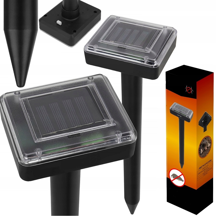 Silny Solarny Odstraszacz Kretów Na Krety Nornice Mocny Susły Myszy