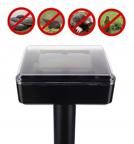 Silny Solarny Odstraszacz Kretów Na Krety Nornice Mocny Susły Myszy