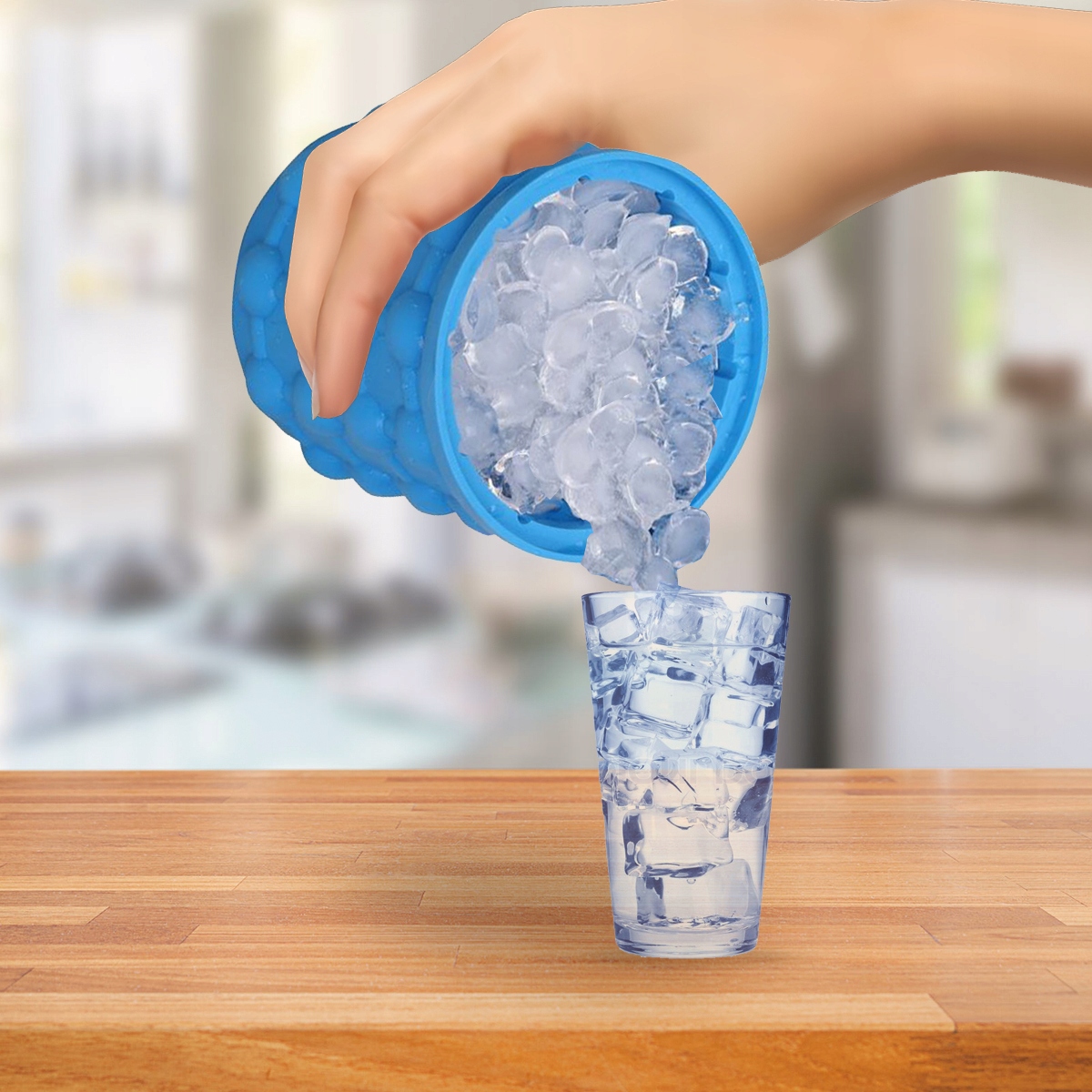 Kostkarka Do Lodu Silikonowa Wiaderko Na Lód