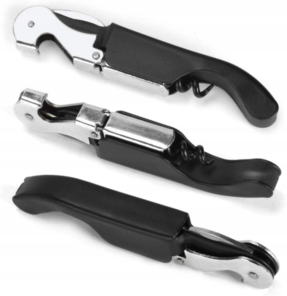 Otwieracz Do Wina Piwa Korkociąg Barmański 3 Fukcje Do Butelek