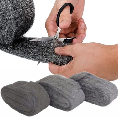 Zestaw Do Polerowania Szlifowania Usuwania Rdzy Wełna Stalowa Staliwo 3x150